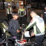 Operasi KRYD Jelang Pengesahan PSHT, Polres Lamongan Amankan Lima Puluh Sembilan Motor Knalpot Brong