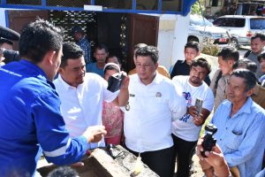 Gubsu Didampingi Bupati Samosir Melakukan Kunjungan ke PDAM Tirtanadi Cabang Samosir