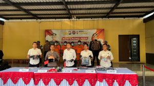 Dua Residivis Terlibat, Polresta Sidoarjo Tangkap Lima Spesialis Curanmor