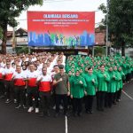 Danrem 051/Wkt Olahraga Bersama Anggota Kodim 0504/Jakarta Selatan