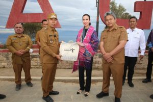 Revalidasi Geopark Kaldera Toba, Menteri Pariwisata Kunjungi Geosite Hutaginjang