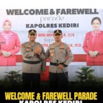 Kapolres Kediri Berganti, Welcome and Farewell Parade Digelar Khidmat