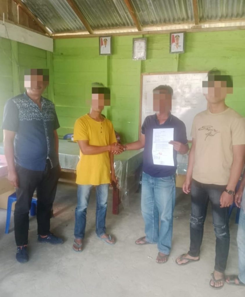 Polsek Habinsaran Berhasil Mediasi Permasalahan Dugaan Perkara Tindak Pidana Pengerusakan