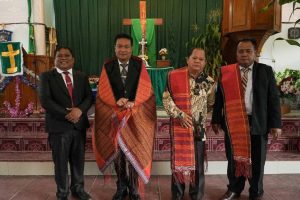 Bupati Humbahas Menghadiri Pesta Panen Raya Dan Peresmian Nama Jalan di Kecamatan Parlilitan