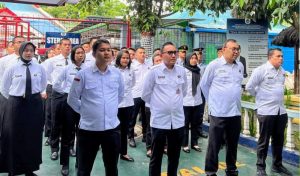 Rumah Tahanan Negara Kelas IIB Balige Kanwil Ditjen Pemasyarakatan Sumatera Utara Mengikuti Apel Bersama Pegawai
