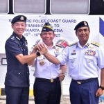 Bakamla RI Sambut Kedatangan Kapal Patroli SPCG di Jakarta