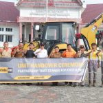 Tanggap Darurat ‘Backhoe Loader’ Tiba di Kabupaten Humbang Hasundutan