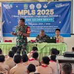 Koramil 03/Teluk Pucung Tanamkan Semangat Nasionalisme dalam MPLS di SMK Gelora