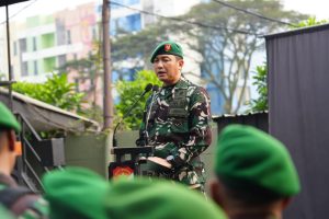 KASAD Beri Apresiasi dan Peringatan Keras Judi Online pada Upacara 17-an Korem 052/Wkr