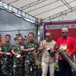 Dandim 1710/Mimika Hadiri Lounching Koperasi Desa/Kelurahan Merah Putih di Wilayah Kabupaten Mimika