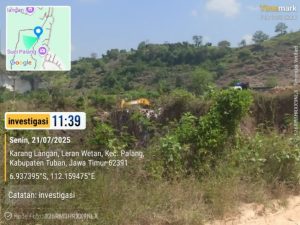 Tambang Batu di Palang Tuban Diduga Dikelola APH, Penegak Perda Bungkam