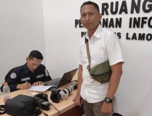 Perwakilan PT EMA Kembali Ajukan Permohonan Pengamanan Menara BTS ke Polres Lamongan