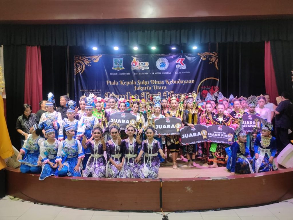 Lomba Tari Kreasi Nusantara Piala Plt. Kasudin Kebudayaan Jakarta Utara Sukses