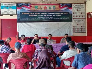 Satgas TMMD 125 Kodim 0507/Bekasi Gelar Penyuluhan Peternakan, Perikanan, dan Hukum untuk Warga Mustikasari