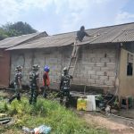 Wujudkan Mimpi, Satgas TMMD 125 Kodim 0507/Bekasi Bedah Rumah Ibu Amsah di Mustikasari