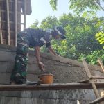 Satgas TMMD 125 Kodim 0507/Bekasi Rehab Rumah Bapak Kodri, Wujudkan Pemerataan Pembangunan Warga Kurang Mampu