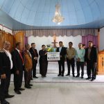 Bupati Humbahas Mengikuti Ibadah Di HKI Sigumpar Resort Lintongnihuta