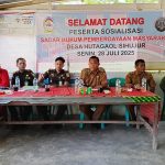 Sosialisasi Sadar Hukum, Kejari Toba : Warga Harus Proaktif Laporkan Pelanggaran