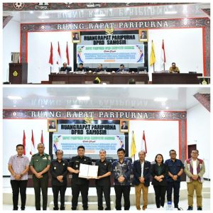 DPRD dan Pemkab Samosir Sepakati Ranperda RPJMD Samosir 2025 – 2029.
