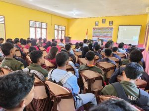 Cegah Tangkal Radikalisme, Satgas TMMD Kodim 1506/Namlea Sosialisasi di SMK N 3 Buru Selatan