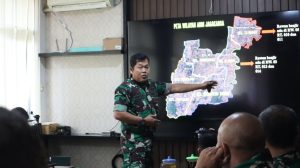 TTX Kesiapan Personil Kodim 0504/JS dalam Penanggulangan Bencana Banjir