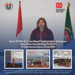 TP PKK Humbahas Berperan Aktif dalam Pertemuan DASHAT 2025 untuk Percepatan Penurunan Stunting
