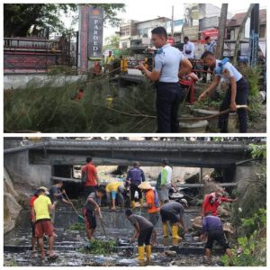 Ikut Gotong Royong Rutan Balige Tunjukan Kepeduliannya Terhadap Lingkungan