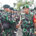 Dandim 1710/Mimika Hadiri Upacara Serah Terima Satgas Pam Obvitnas PT. Freeport Indonesia