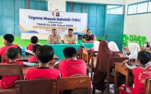 TMMD 125 Bojonegoro, Satgas PMI dan Tagana Bersinergi Sosialisasikan Sekolah Siaga Bencana