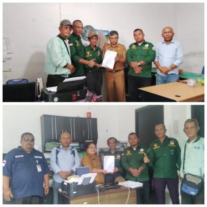 DPC AKPERSI Kabupaten Toba Resmi Menyerahkan Administrasi di Kesbangpol dan Dinas Kominfo