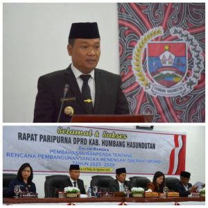 Bupati Humbahas Sampaikan Nota Pengantar Ranperda RPJMD 2025 – 2029