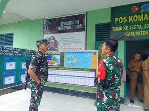 Tim Wasev Tinjau TMMD 125 Kodim 1506/Namlea Kabupaten Buru Selatan