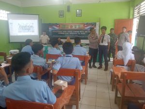 Tekan Kenakalan Remaja, Kodim 0507/Bekasi Gelar Penyuluhan di SMK Sumberdaya Lewat Kegiatan Non Fisik TMMD ke-125