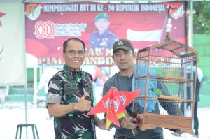 Koramil 04/Pulogadung Gelar Lomba Kicau Mania Perebutkan Piala Dandim 0505/Jakarta Timur