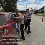Polres Kapuas Hulu Gelar Razia Kendaraan Roda Empat Di Perbatasan