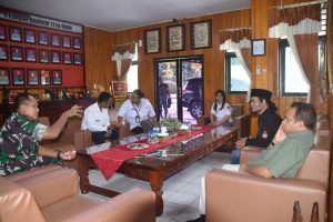 Dandim 1710/Mimika Terima Kunjungan Silaturahmi KPU dan Bawaslu Kabupaten Mimika