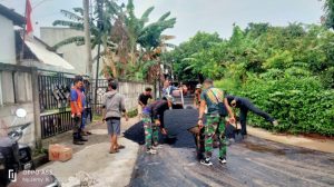Jalan Asam Sari Tuntas Diaspal, TMMD 125 Kodim 0507/Bekasi Wujudkan Akses Nyaman bagi Warga Mustikasari