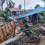 Buru Selatan Selalu Terjadi Hujan Deras Tapi Semangat Satgas TMMD 125 Kodim 1506/Namlea Tak Pernah Padam