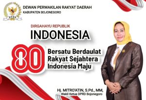 Sambut HUT ke-80 RI, Hj Mitroatin : Rayakan Dengan Aksi Nyata