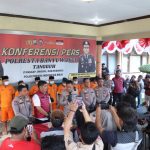 Polresta Banyuwangi Bekuk Sepuluh Tersangka, Amankan 4,4 Kg Sabu dan Ribuan Ekstasi
