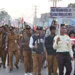 Upacara Taptu dan Pawai Obor di Kabupaten Humbang Hasundutan
