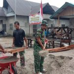 Satgas TMMD 125 Kodim 1506/Namlea: Rehab Rumah Tidak Layak Huni di Desa Leku Telah Mencapai 93 %