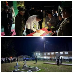 Kepala RUTAN Kelas IIB Balige Hadiri Upacara Renungan Suci Awal Rangkaian Peringatan Hari Ulang Tahun Ke-80 RI