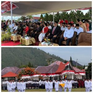 Kepala RUTAN Kelas IIB Balige Hadiri Upacara Bendera Peringatan Hari Ulang Tahun (HUT) Ke-80 Kemerdekaan RI