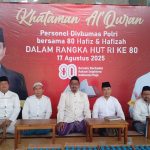Wujud Syukur 80 Tahun Kemerdekaan RI, Divisi Humas Polri Bersama 80 Hafiz Menggelar Khataman Quran