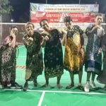 Pakai Daster,Pebulutangkis PB Winangun Gadingan Ramaikan HUT RI ke-80
