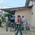 Makan Bersama Tumbuhkan Kedekatan Satgas TMMD 125 Kodim 0507/Bekasi dengan Warga Mustikasari
