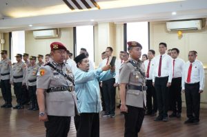 Kapolres Metro Jakarta Utara Pimpin Sertijab Kasat Resnarkoba