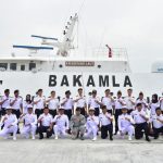 KN. Bintang Laut-401 Bakamla RI Sambut Delegasi Republic of Singapore Navy