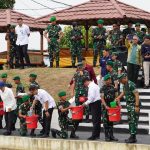Menhan Tinjau Batalyon TP 843 di Bekasi, Dorong Ketahanan Pangan sebagai Pilar Pertahanan Negara